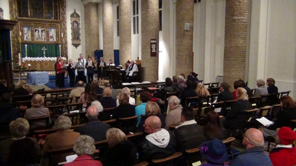 The Singing Group at the All Souls Service. St Chads Sutton Coldfield